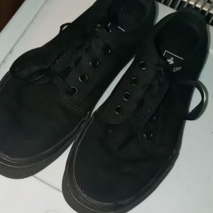Black Vans size 7.5 womens
